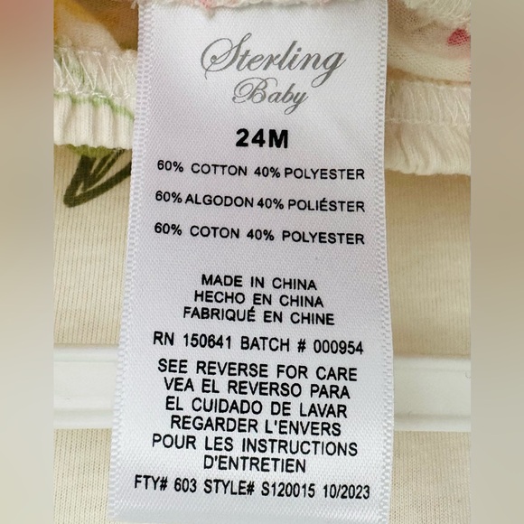 Sterling Baby Tropical Floral Dress & Headband Set Size 24 Months NWT - Picture 12 of 14